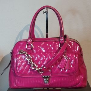 Coach Poppy Liquid Gloss Satchel